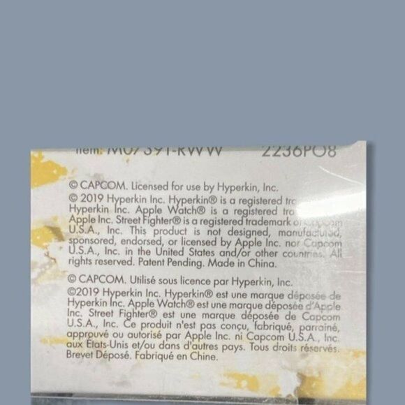 Street Fighter Ryu iWatch Band 42mm Apple Watch®  Officially Licensed by Capcom - Picture 8 of 10